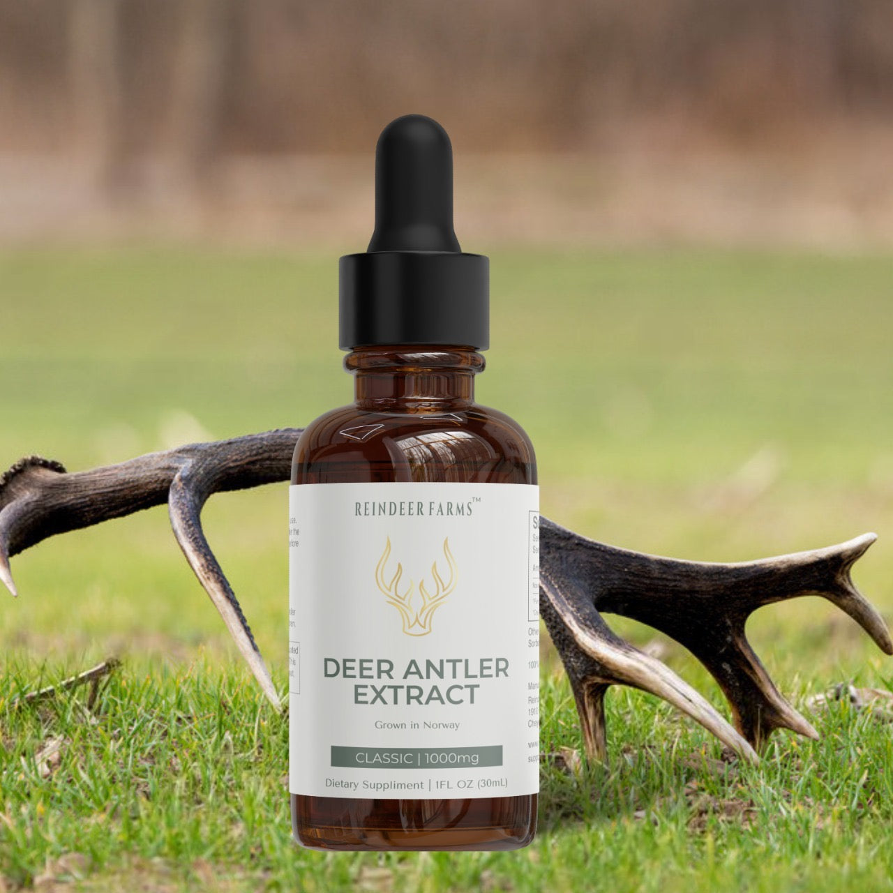 Classic Reindeer Antler Extract - Reindeer Farms Deer Antler Velvet Extract
