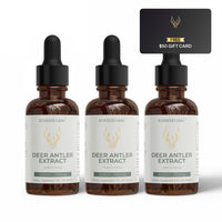 (3 Pack) Classic Reindeer Antler Extract - Reindeer Farms Deer Antler Velvet Extract