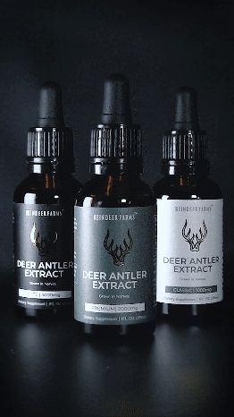 Starter Bundle Reindeer Antler Extract - Reindeer Farms Deer Antler Velvet Extract