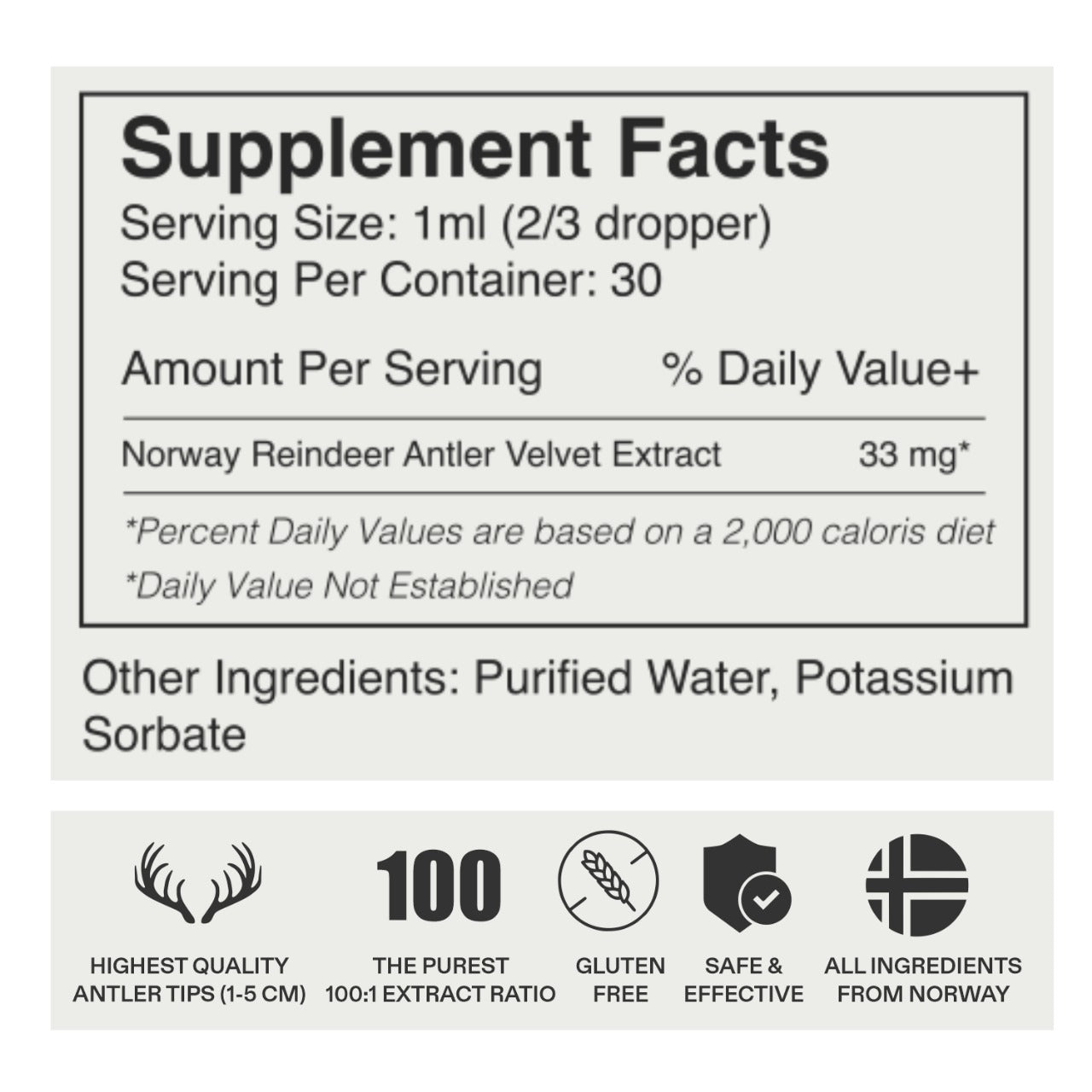 (3 Pack) Classic Reindeer Antler Extract - Reindeer Farms Deer Antler Velvet Extract
