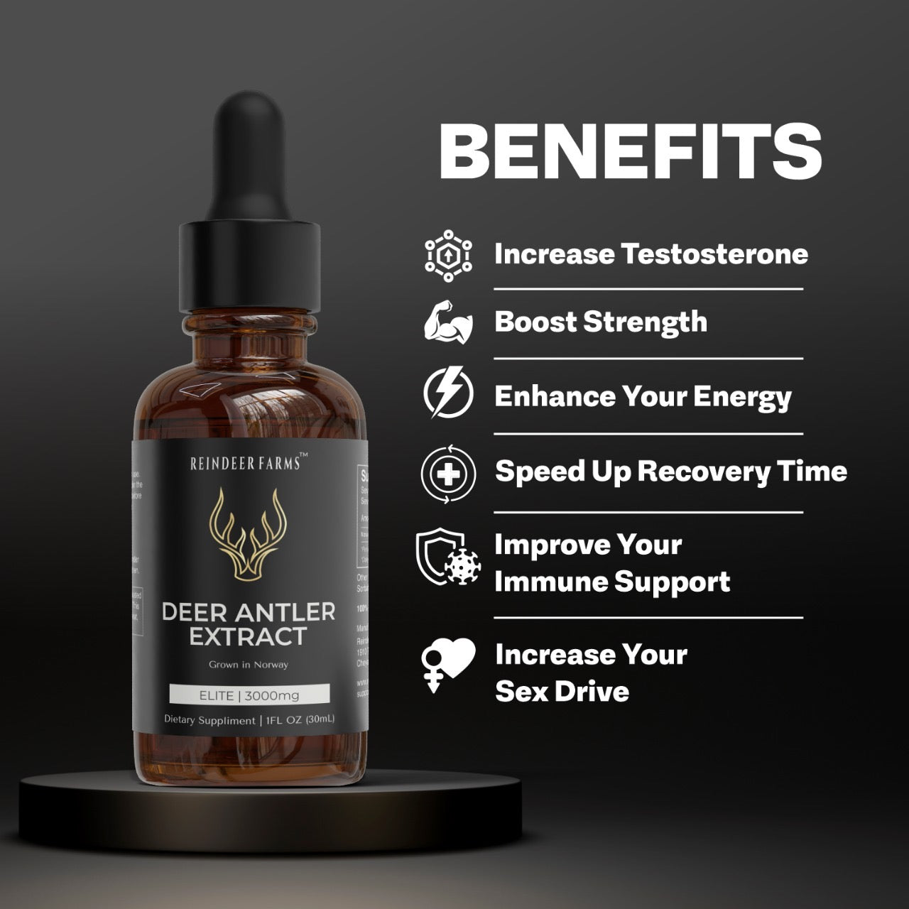 Deer Antler Velvet Components and Benefits for Libido & Sex Performance: A Scientific Analysis