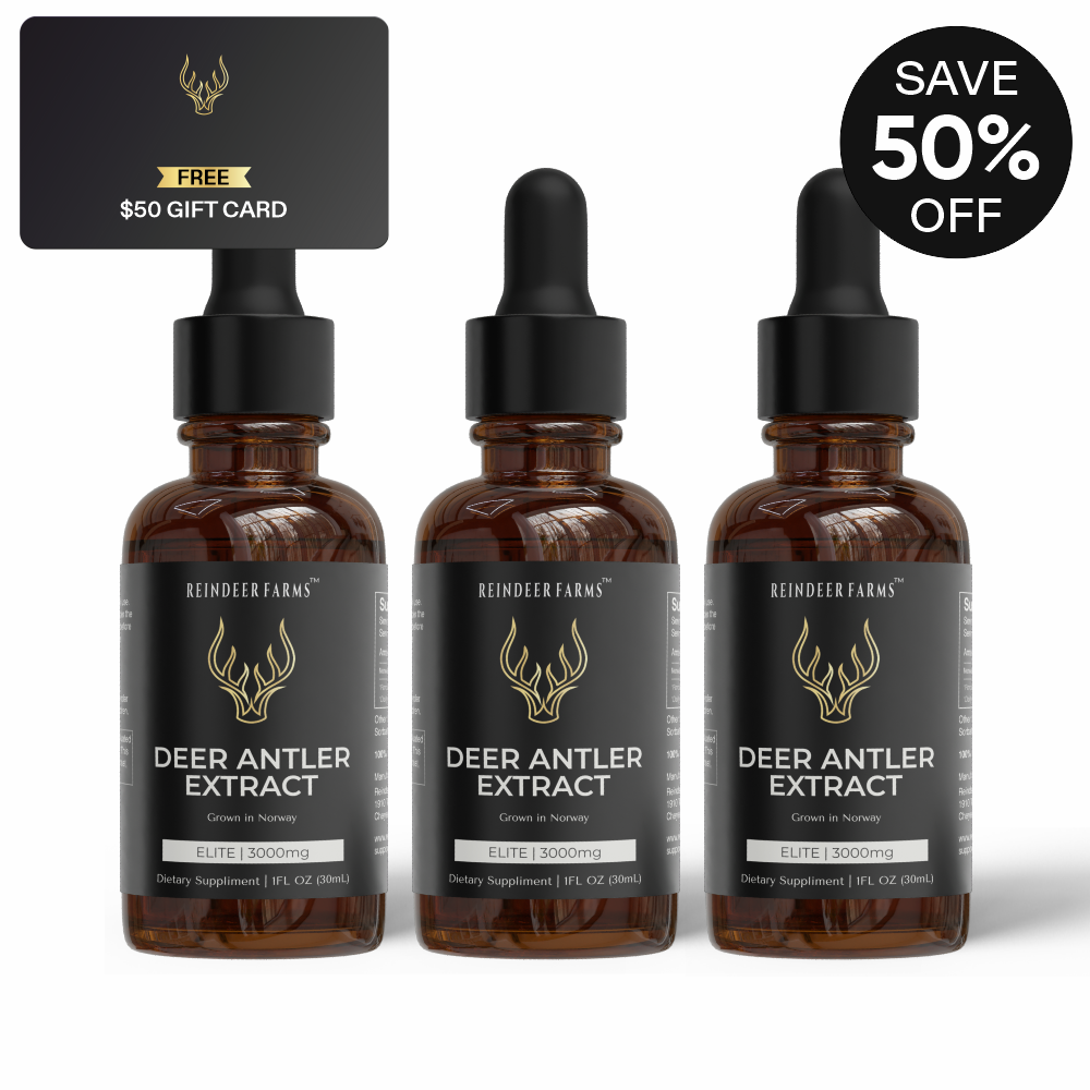 (3 Pack) Reindeer Antler Extract