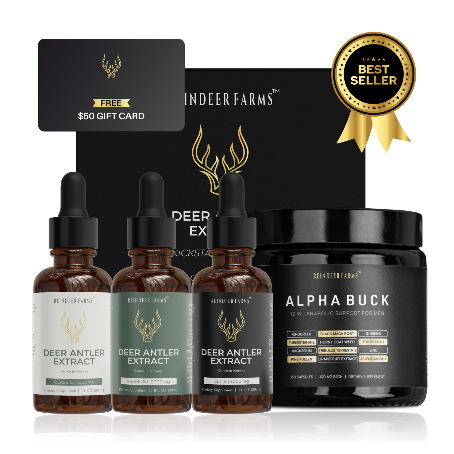 Deer antler extract products reindeer farms s collections